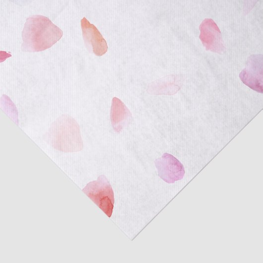 Romantisch Roos bloemblaadjes Tissuepapier (Detail)