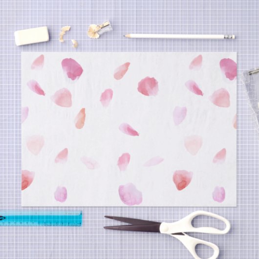 Romantisch Roos bloemblaadjes Tissuepapier (Craft)