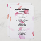 Romantisch Roos bloemblaadjes Vrijgezellenfeest Kaart (Voorkant / Achterkant)