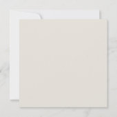 Romantisch Roos Bloemen bruiloft Uitnodiging Flat (Achterkant)