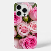 Romantisch Roos Bloemen iPhone Case (Achterkant)