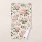 Romantisch Roos bloesems bloemenpatroon Bad Handdoek (Handdoek)