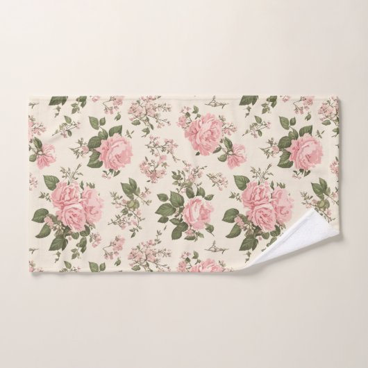 Romantisch  Roos bloesems bloemenpatroon Bad Handdoek (Handdoek)