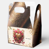 Romantisch Roos Bloom Bedankdoosjes (Geopend)