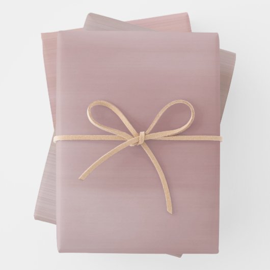 Romantisch Roos Blush Roze Witte Kant Bloemen Huwe Inpakpapier Vel (In situ)