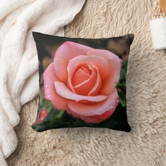 Romantisch Roos Botanische kunst Print Kussen (Deken)