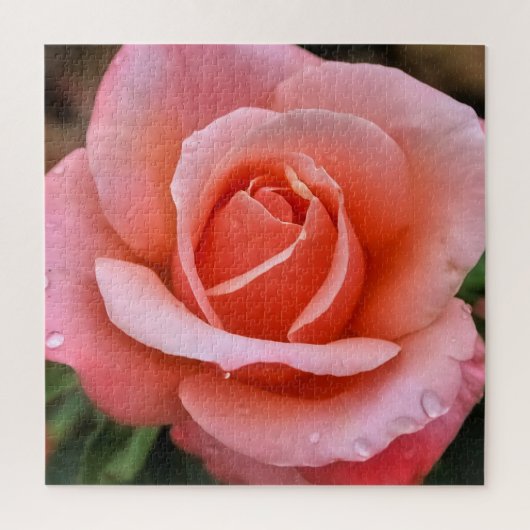 Romantisch Roos Botanische kunst Print Legpuzzel (Verticaal)