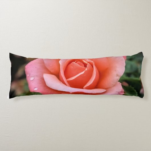 Romantisch Roos Botanische kunst Print Lichaamskussen (Voorkant)