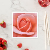 Romantisch Roos Botanische kunst Print Servet (Insitu)