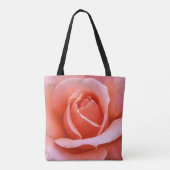 Romantisch Roos Botanische kunst Print Tote Bag (Achterkant)