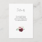 Romantisch Roos bruiloft behuizing Kaart (Voorkant)