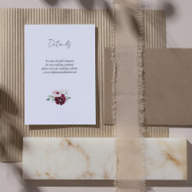 Romantisch Roos bruiloft behuizing Kaart