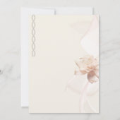 Romantisch Roos bruiloft uitnodiging (Achterkant)