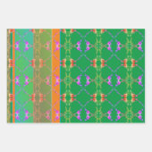 Romantisch Roos Fabergè geïnspireerd Inpakpapier Vel (Voorkant 2)