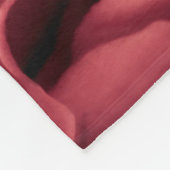 Romantisch roos fleece deken (Hoek)
