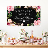 Romantisch Roos Floral Wrap Weddenschap Vrijgezell Spandoek