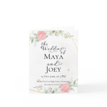 Romantisch Roos Geometric Wedding