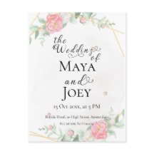 Romantisch Roos Geometric Wedding