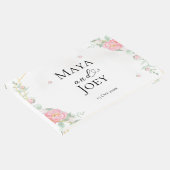 Romantisch Roos Geometric Wedding Gastenboek (Hoek)