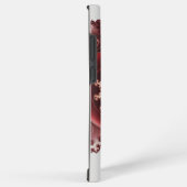 Romantisch Roos Goud en Bourgondië Abstract Hart Samsung Galaxy Hoesje (Rechterkant)