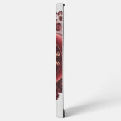 Romantisch Roos Goud en Bourgondië Abstract Hart Samsung Galaxy Hoesje (Linkerkant)