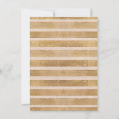 Romantisch Roos Gouden Herfst Krans Verloving Mono Kaart (Achterkant)