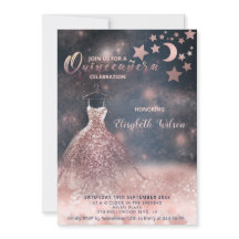 Romantisch Roos goudglitterjurk voor hemelse kledi