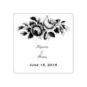 Romantisch Roos | Huwelijksstempel Rubberstempel (Afrduk)