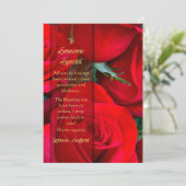 Romantisch Roos Iemand speciale Kaart (Staand voorkant)