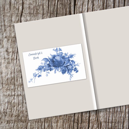 Romantisch  Roos in blauw Rechthoekige Sticker