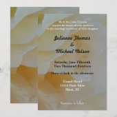 Romantisch Roos Kaart (Voorkant / Achterkant)