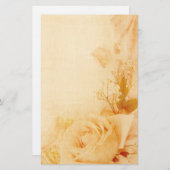 -Romantisch Roos — Parkatiebakkerij Briefpapier (Voorkant / Achterkant)