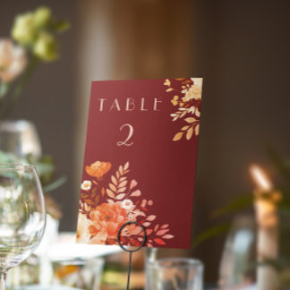 Romantisch Roos Receptie Tafelnummer