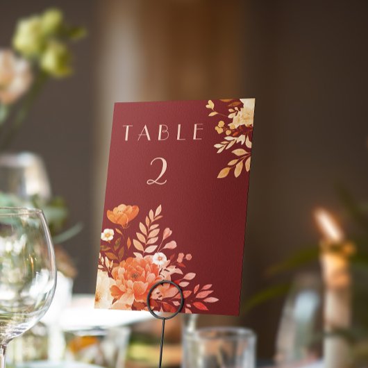 Romantisch Roos Receptie Tafelnummer