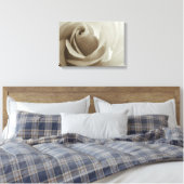 Romantisch Roos Sepia Flower Canvas Afdruk (Insitu (Slaapkamer))