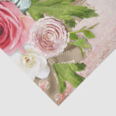 Romantisch Roos Serie Design 8 Tissuepapier (Detail)