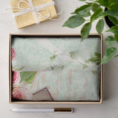 Romantisch Roos Serie Design 9 Tissuepapier (Geschenk)