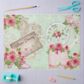 Romantisch Roos Serie Design 9 Tissuepapier (Craft)