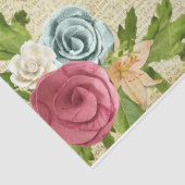 Romantisch Roos serie ontwerp 10 Tissuepapier (Detail)