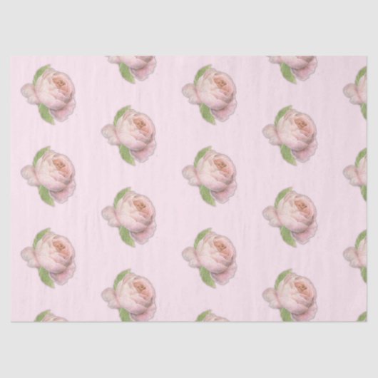 Romantisch Roos serie ontwerp 18 tissuepapier (Voorkant)