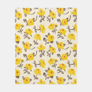 Romantisch Roos Tuin Fleece Deken
