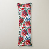 Romantisch Roos Tuin Print Lichaamskussen (Achterkant (Verticaal))