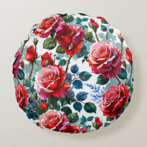 Romantisch Roos Tuin Print