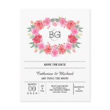 Romantisch roos waterverf krans