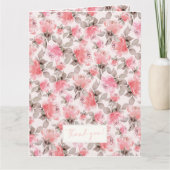 Romantisch - roos waterverf tissue papier kaart (Voorkant)