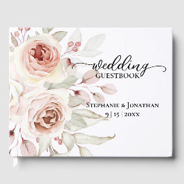 Romantisch roos Weddenschap Gastenboek