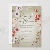 Romantisch Roos Wijze Bloemen Liefde In Bloei Douc Kaart (Voorkant)