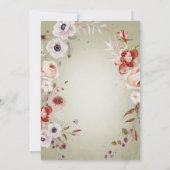 Romantisch Roos Wijze Bloemen Liefde In Bloei Douc Kaart (Achterkant)