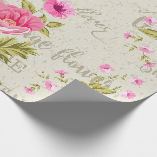  Romantisch Roos — Wrapping Paper Roll Cadeaupapier (Hoek)