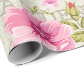  Romantisch Roos — Wrapping Paper Roll Cadeaupapier (Rol Hoek)